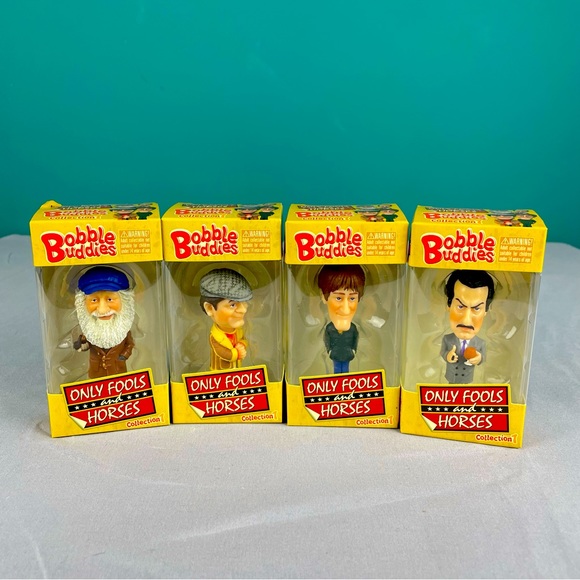 Only Fools And Horses Other - Only Fools And Horses Bobble Buddies Collection 1 Set Del Rodney Albert Boycie.
